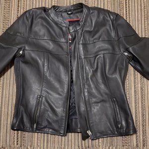 Geniune Leather Moto Jacket - Milwaukee Motorcycle Clothing Co - Size XXL